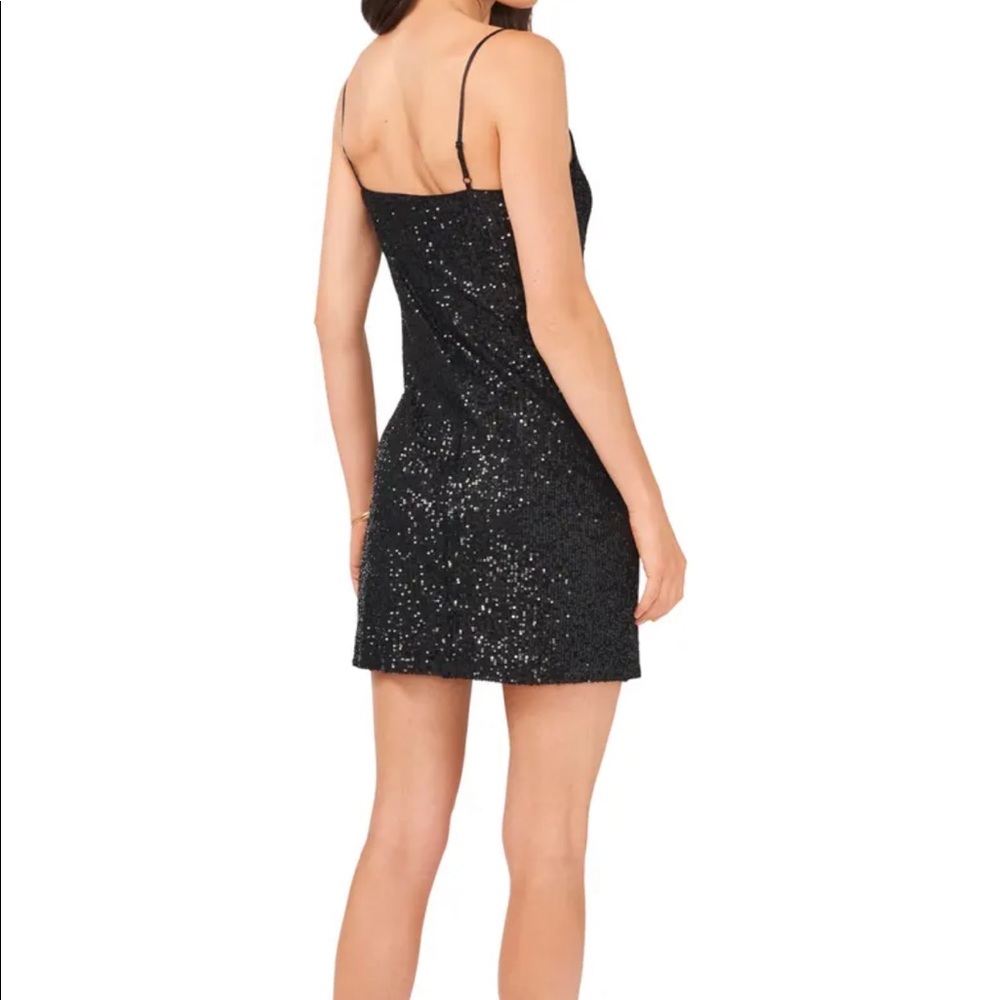 1. STATE SEQUIN MINI SLIP DRESS - Picture 3 of 4